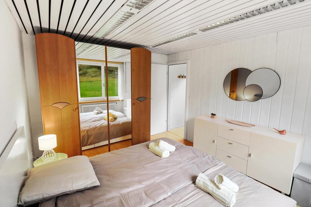 Appartement Confortable Avec Un Sauna ลอยเคอร์บัด ภายนอก รูปภาพ